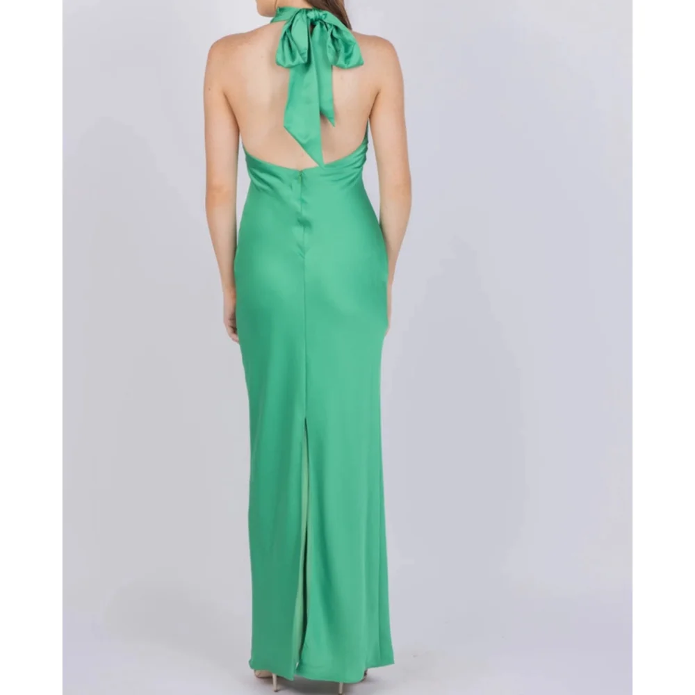 Ramy Brook Tatiana Gown Size 0 Green $695 MSRP - Picture 2 of 9